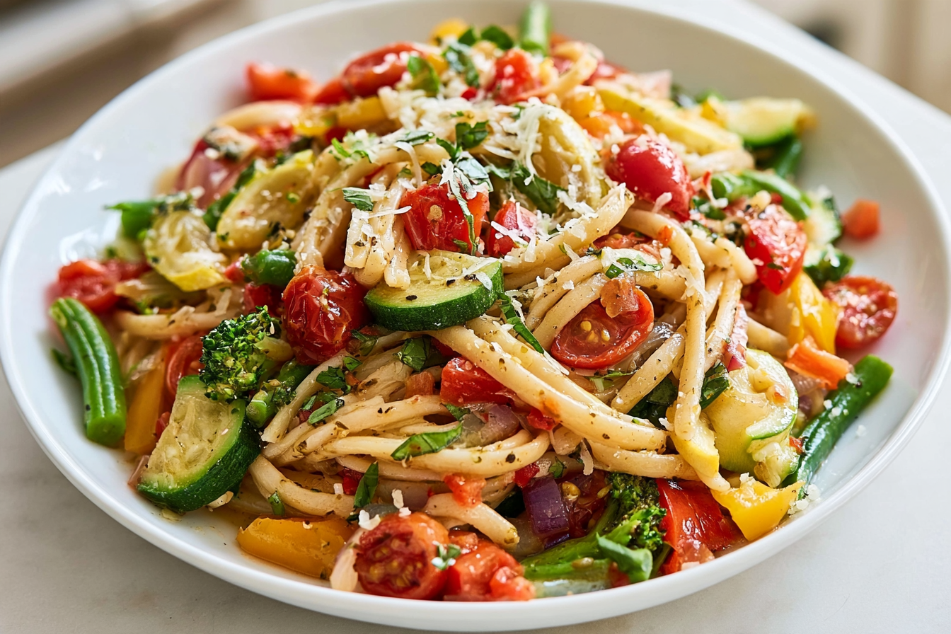 Brown Butter Pasta Primavera: a nutty, restaurant-level vegetable pasta