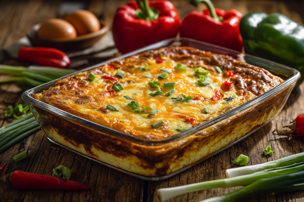 Cheesy Breakfast Casserole – Easy and Delicious