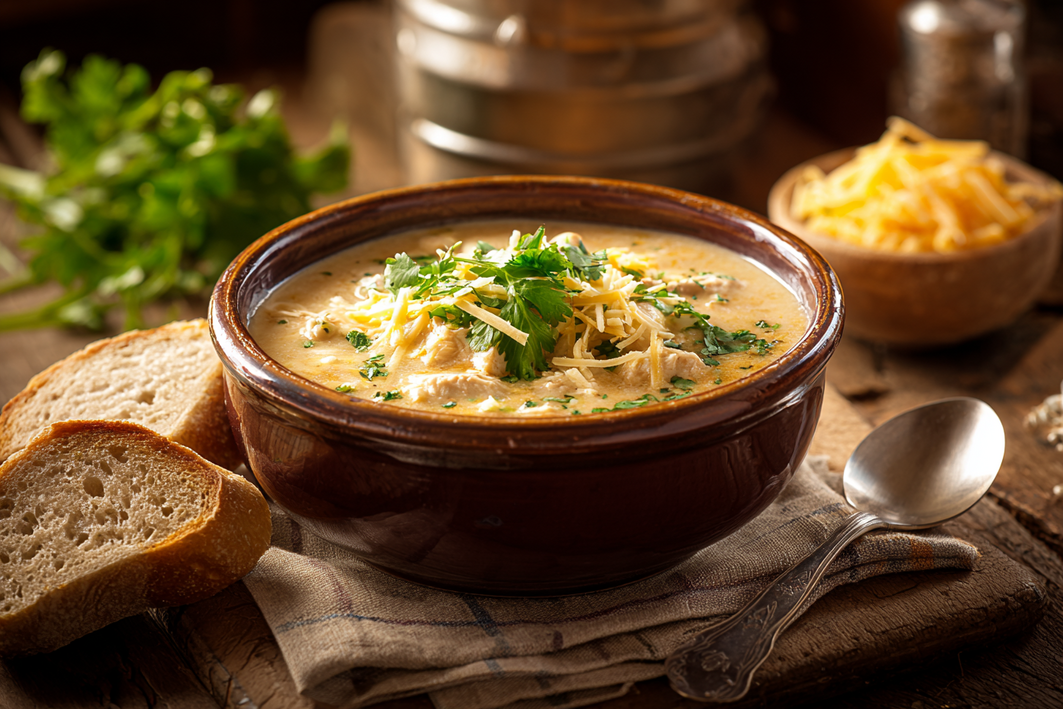 Cheesy White Chicken Chili – Easy & Creamy Recipe