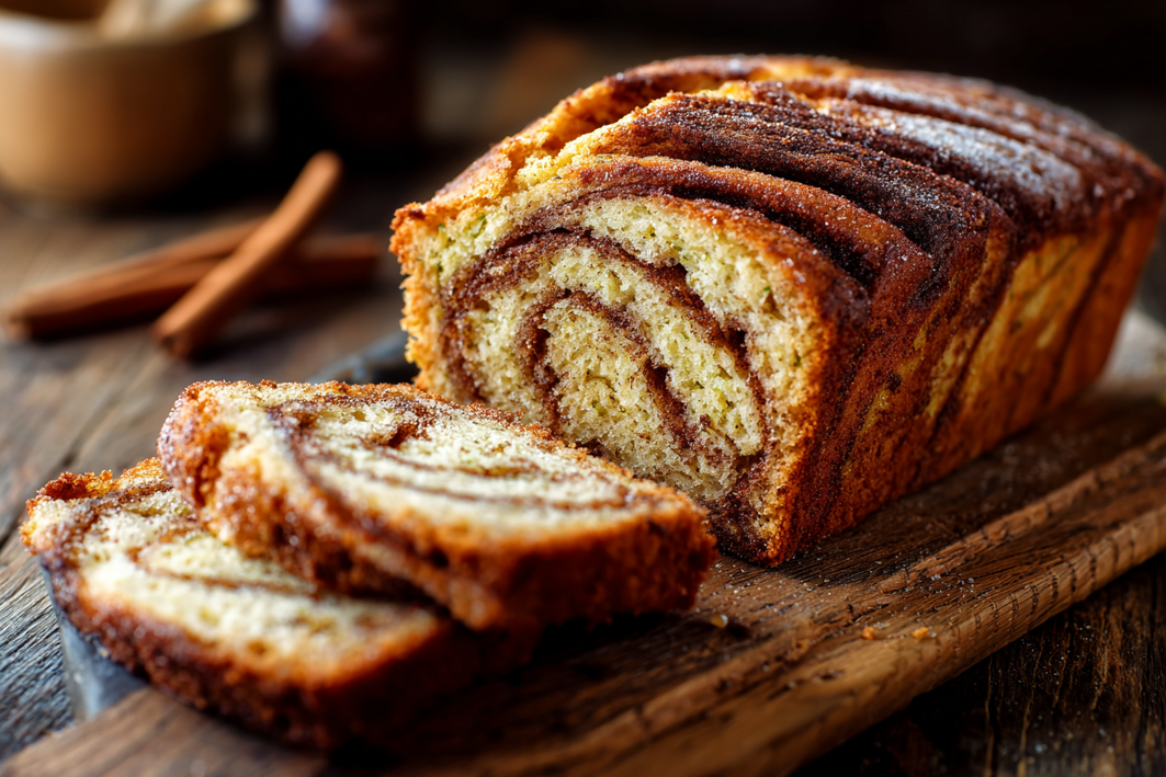 Cinnamon Swirl Zucchini Bread – Moist and Easy