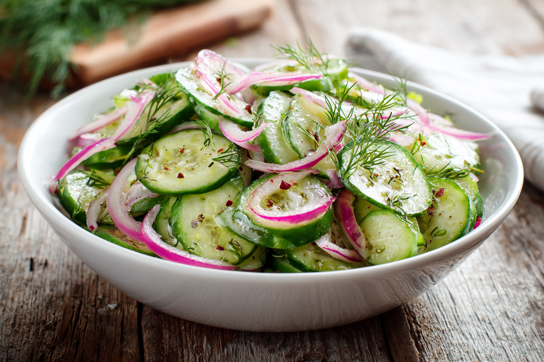 Classic Cucumber Salad Recipe – Fresh & Easy