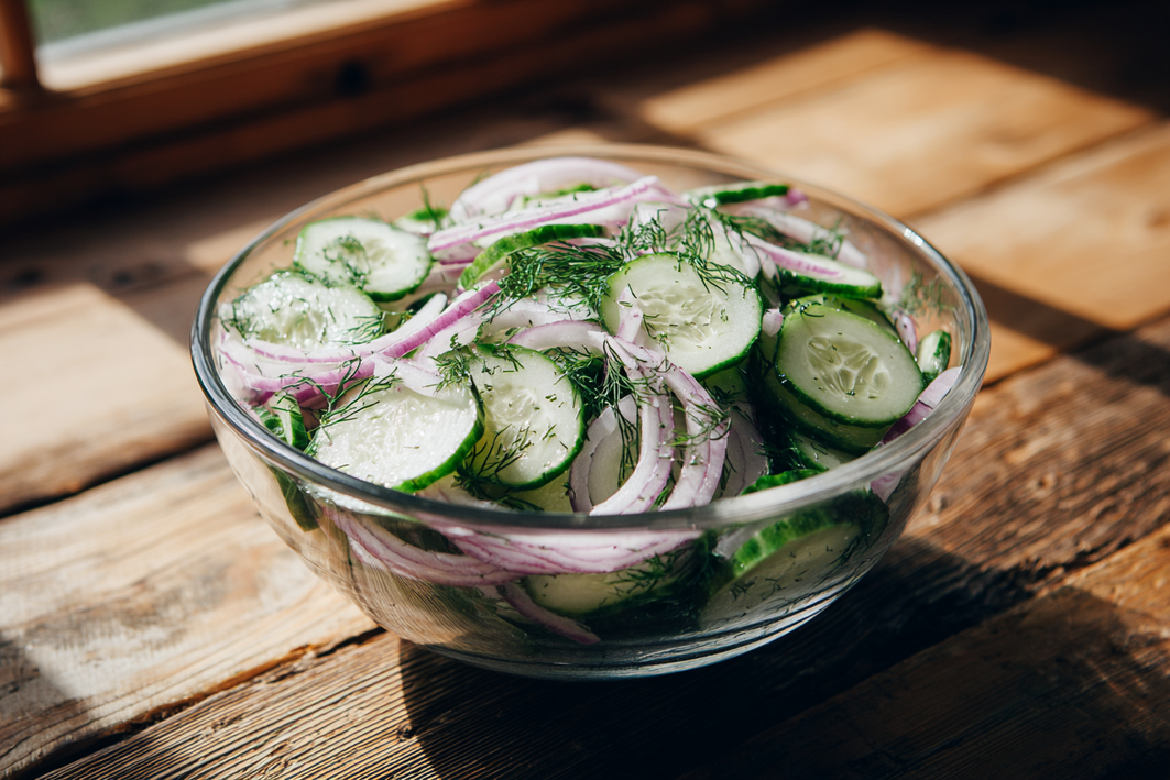 Classic Cucumber Salad Recipe – Fresh & Easy