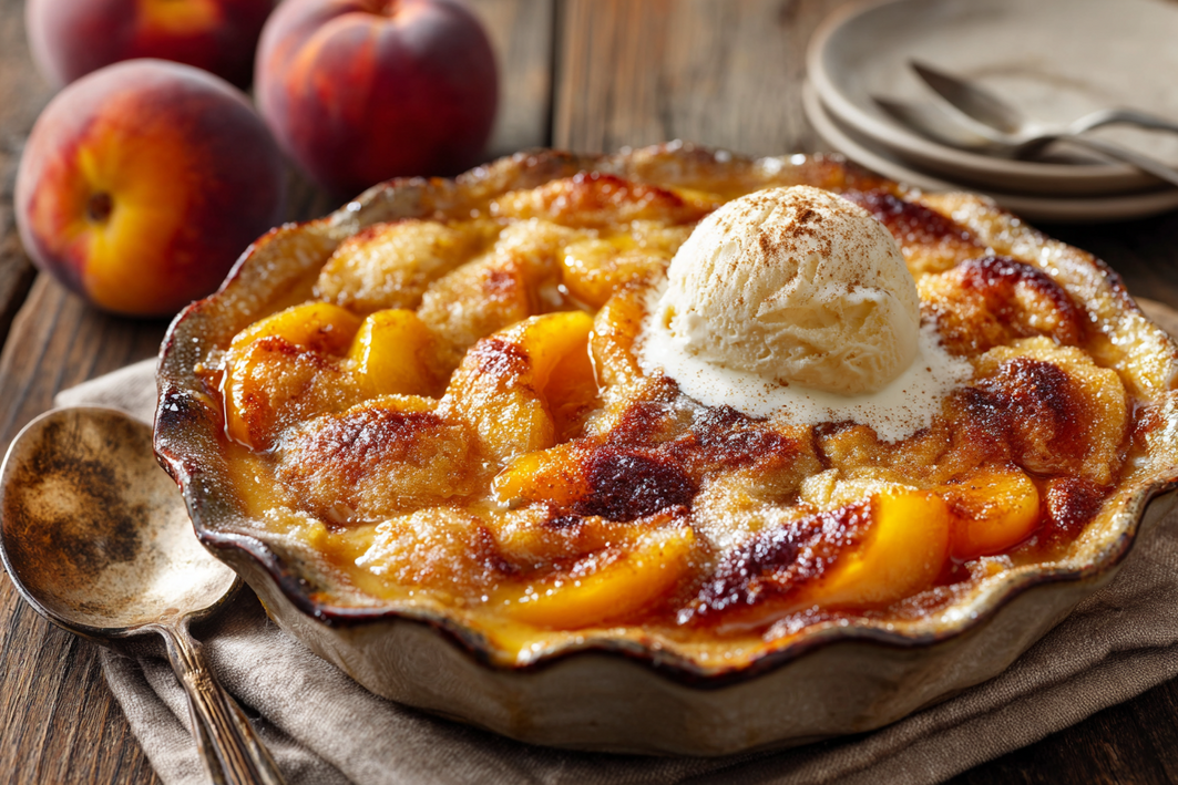 Classic Peach Cobbler – Easy Homemade Recipe