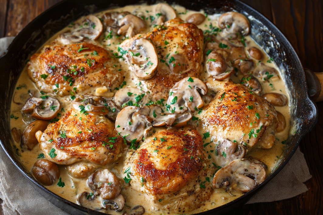 Creamy Chicken Breast Recipes with Mushrooms – Easy & Delicious