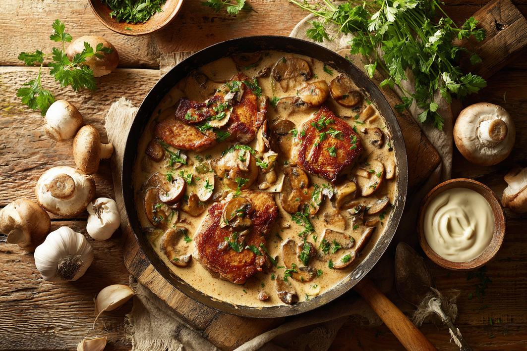 Creamy Pork Chop Recipes with Mushrooms – Easy and Delicious