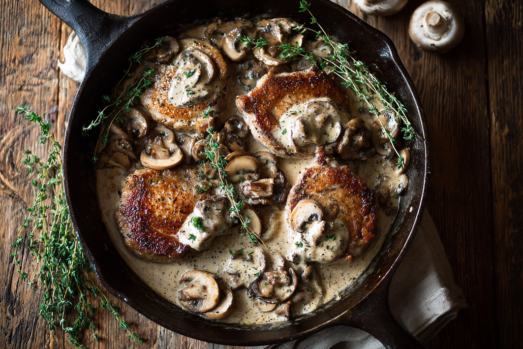 Creamy Pork Chop Recipes with Mushrooms – Easy & Delicious