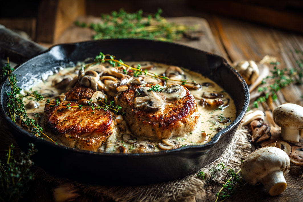 Creamy Pork Chop Recipes with Mushrooms – Easy & Delicious