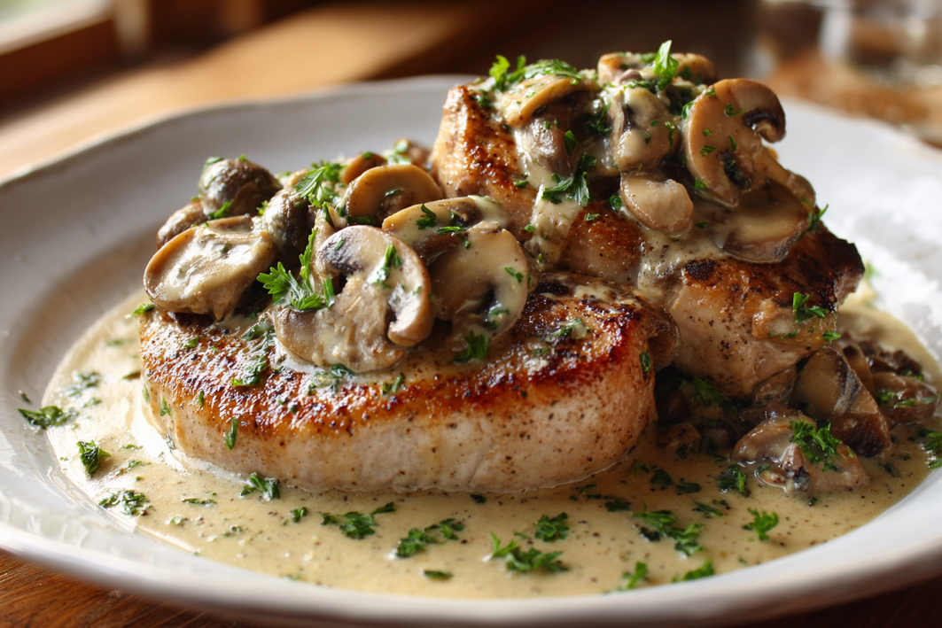 Creamy Pork Chop Recipes with Mushrooms – Easy & Delicious
