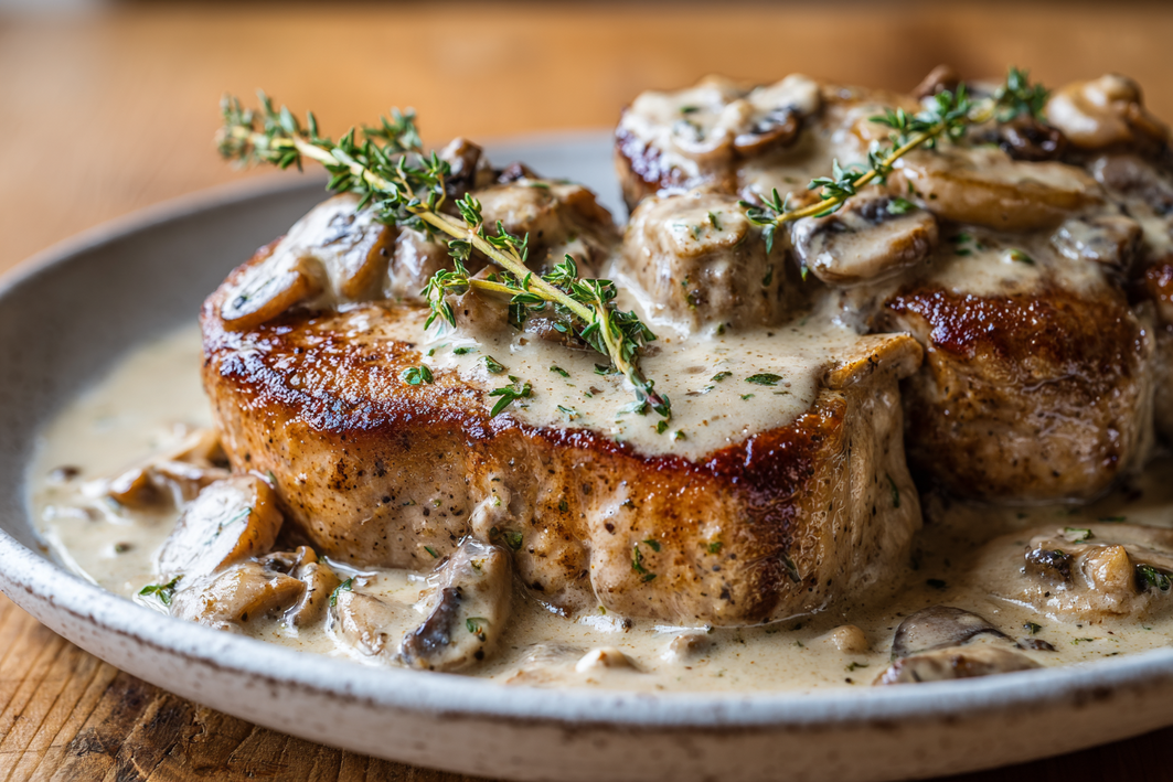 Creamy Pork Chop Recipes with Mushrooms – Easy & Delicious