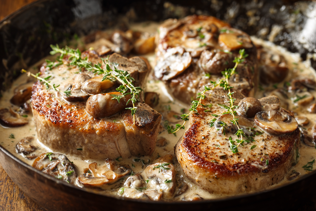 Creamy Pork Chop Recipes with Mushrooms – Easy & Delicious