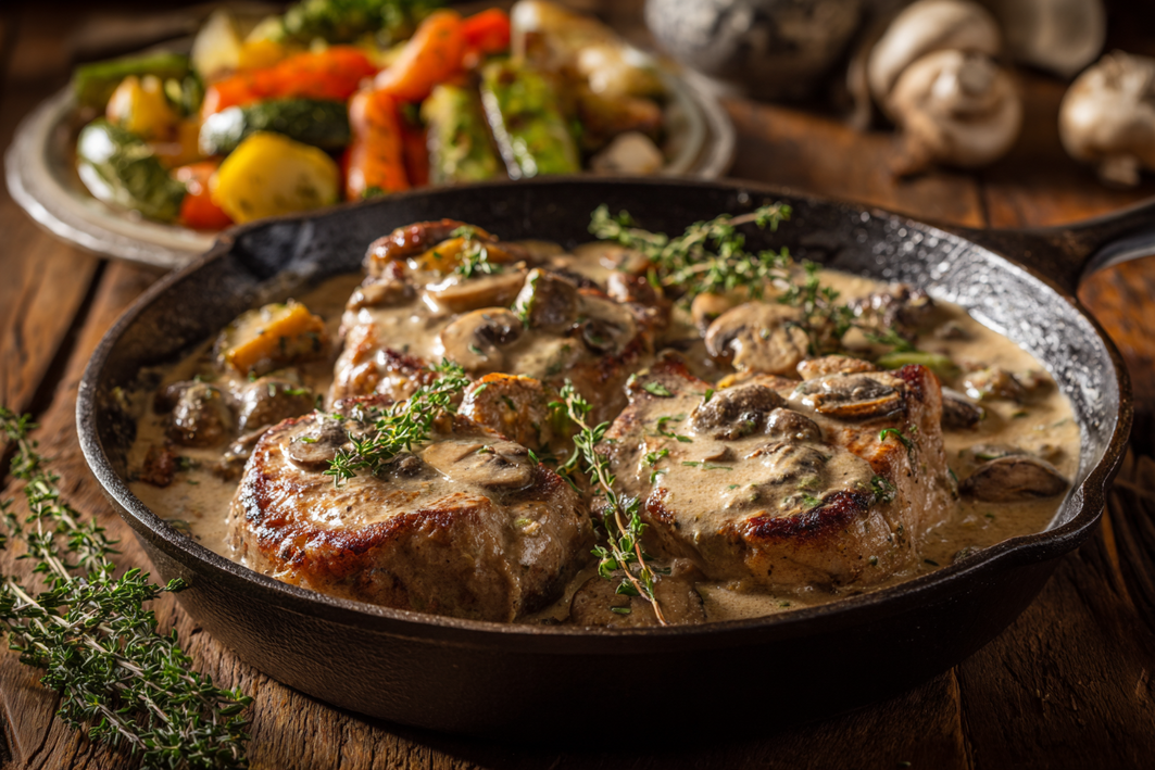 Creamy Pork Chop Recipes with Mushrooms – Easy & Delicious