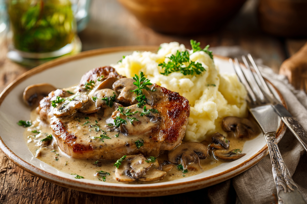 Creamy Pork Chop Recipes with Mushrooms – Easy & Delicious
