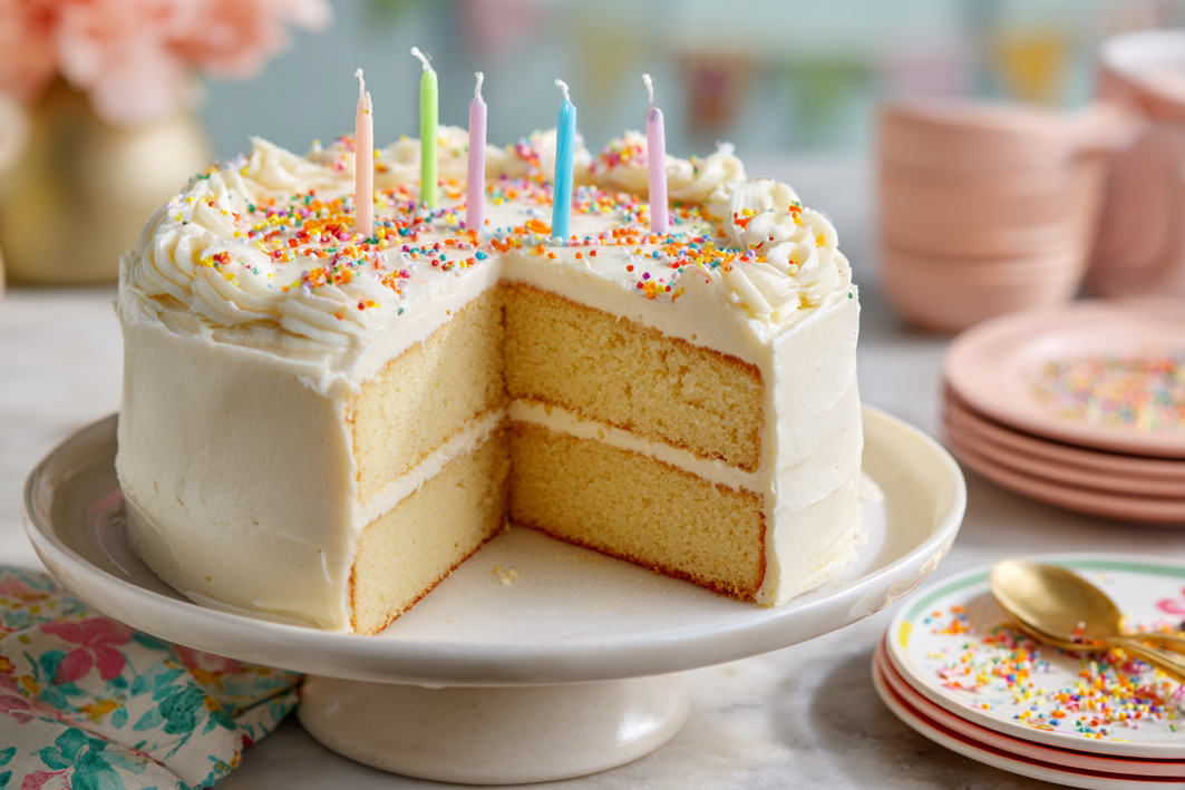 Easy Homemade Birthday Cake – Classic and Moist