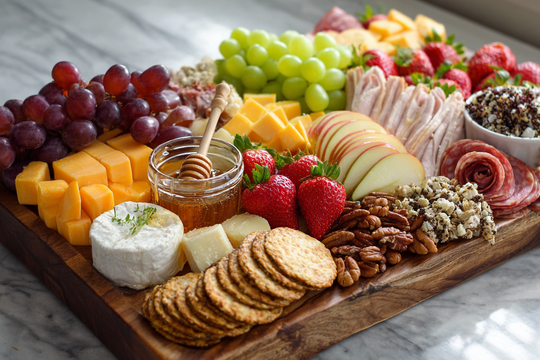 Healthy Charcuterie Board with Fruit – Fresh & Easy