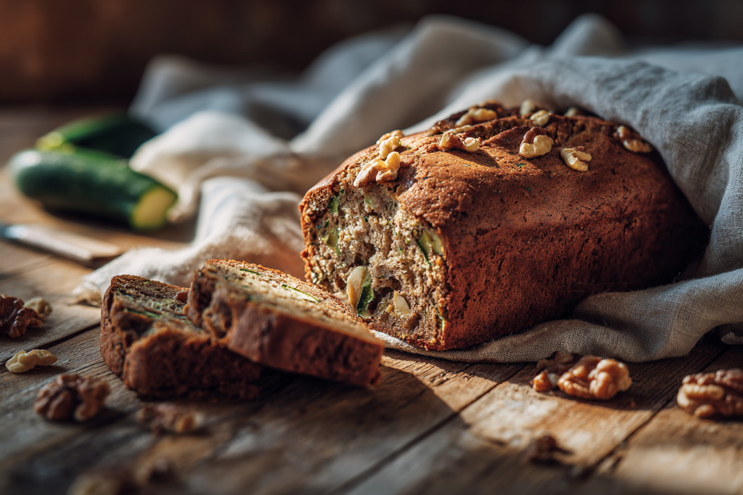 Moist Zucchini Bread with Walnuts – Easy Homemade Recipe