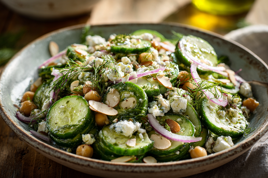 Protein-Packed Cucumber Salad – Fresh & Easy
