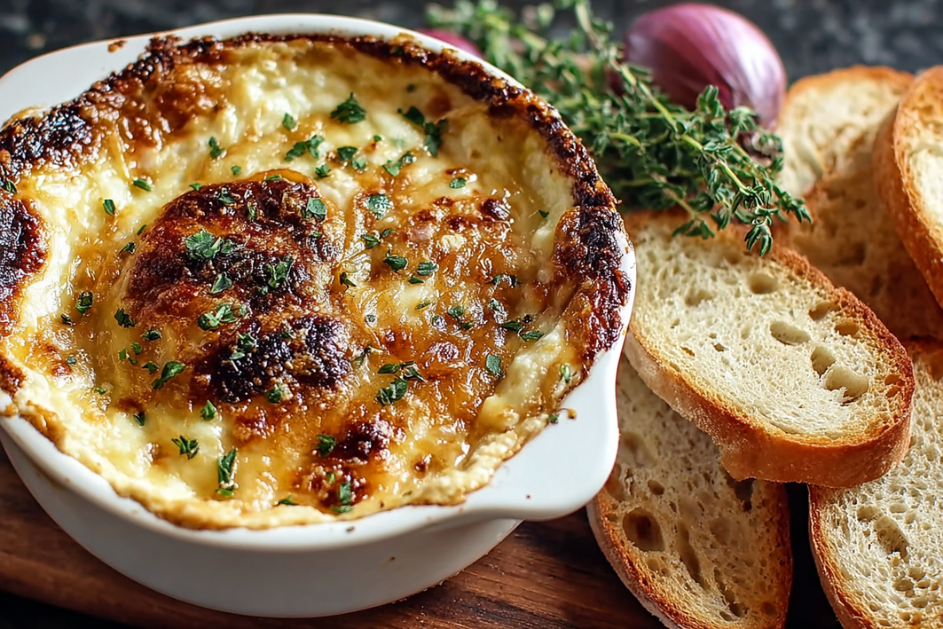 Caramelized Onion and Gruyere Dip Recipe – Easy & Creamy