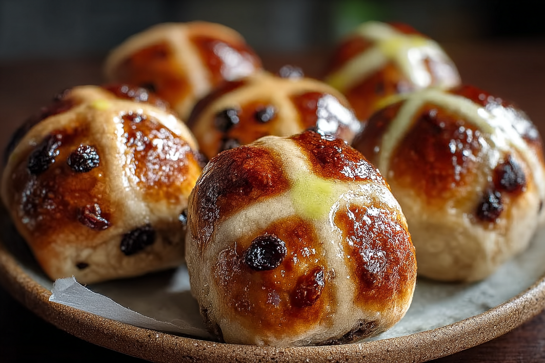 Sourdough Hot Cross Buns Recipe – Easy & Flavorful