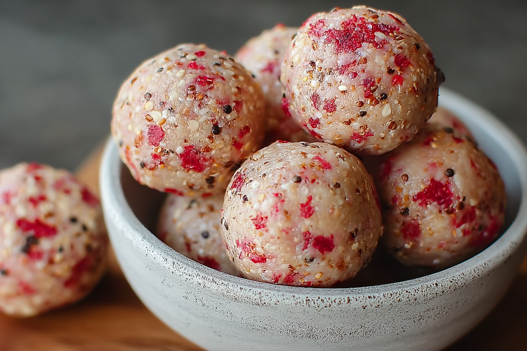 Strawberry Shortcake Energy Bites – Easy No-Bake Snack