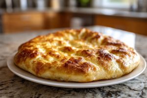 Quick Skillet Turkish Flatbread (3 Ingredients)