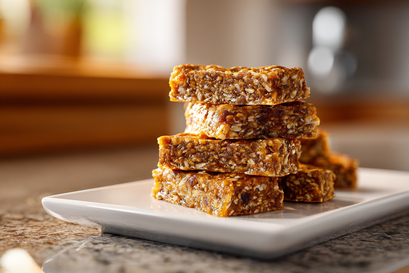 5-Ingredient No-Bake Protein Bars: Easy High-Protein Snack Recipe