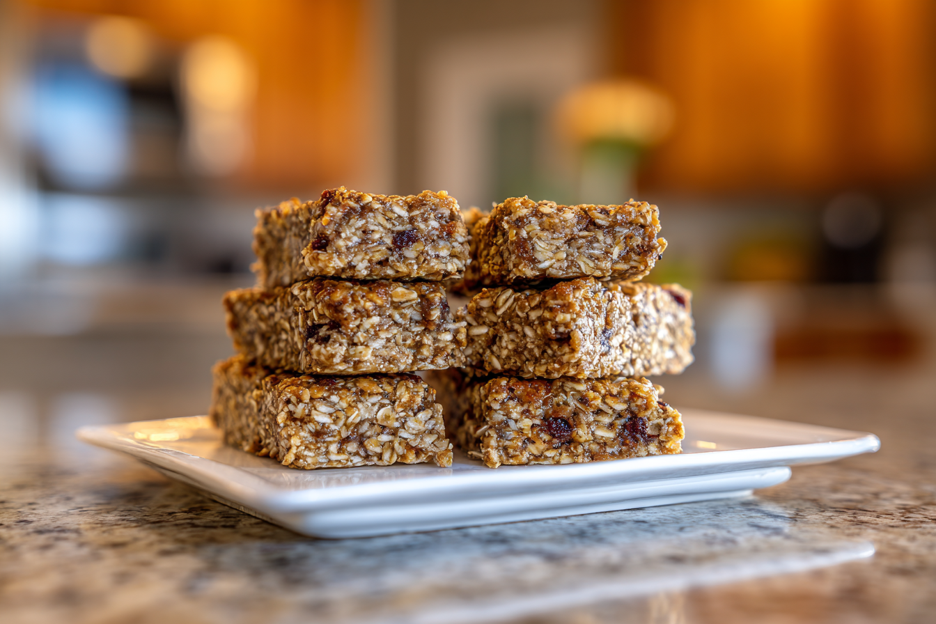 5-Ingredient No-Bake Protein Bars: Easy High-Protein Snack Recipe