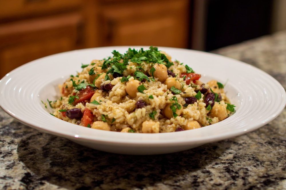 A Zesty Mediterranean Chickpea and Rice Bowl: Your New Favorite One-Pot Meal