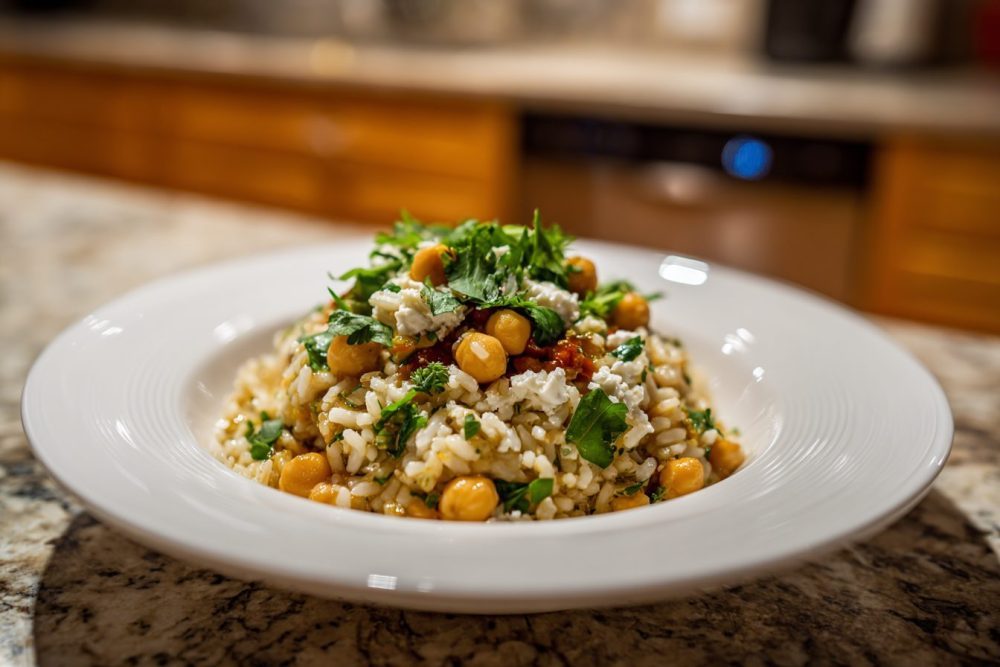 A Zesty Mediterranean Chickpea and Rice Bowl: Your New Favorite One-Pot Meal