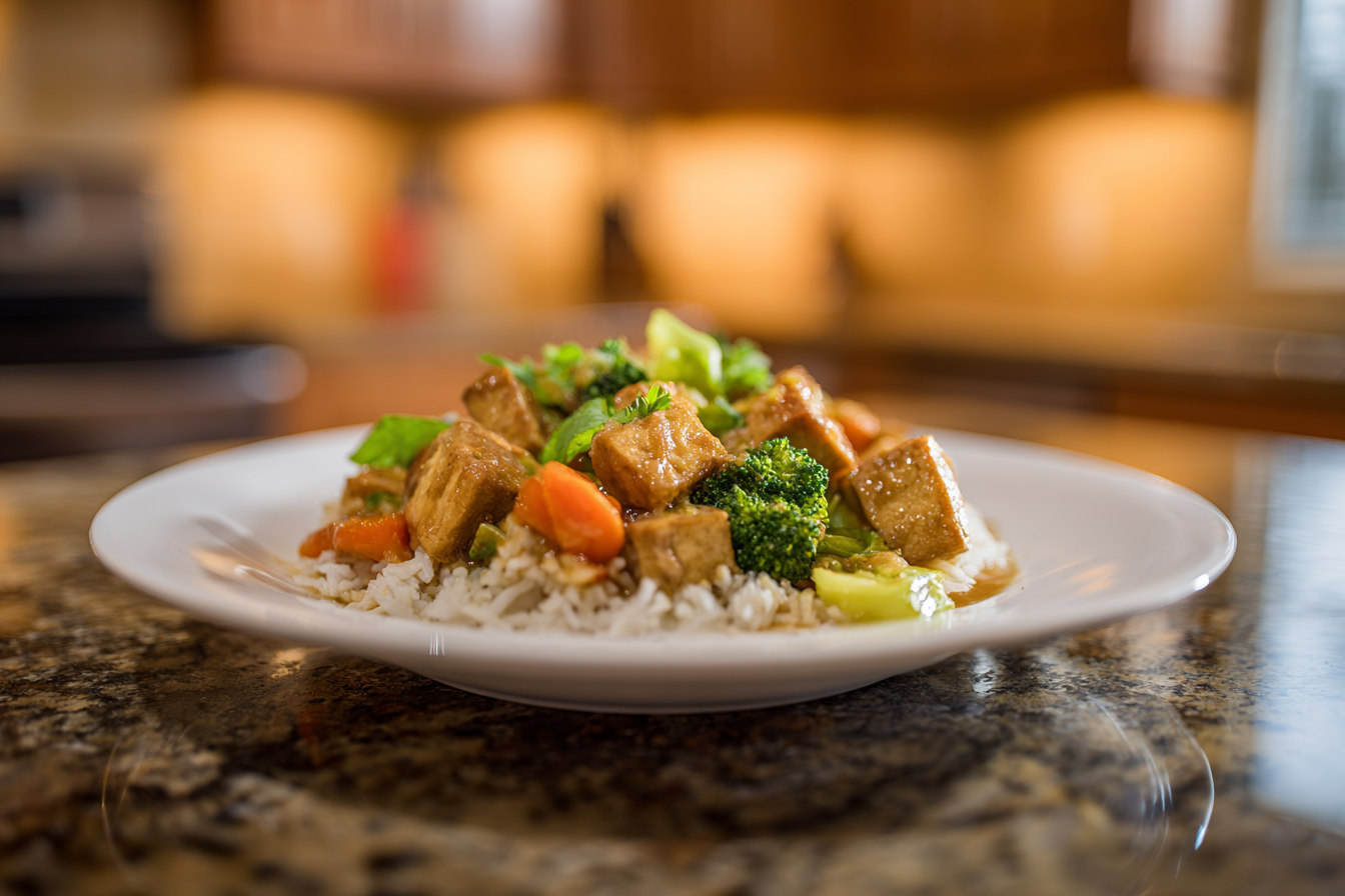 Air Fryer Tofu & Veggie Power Bowl: Your New Go-To High-Protein Meal