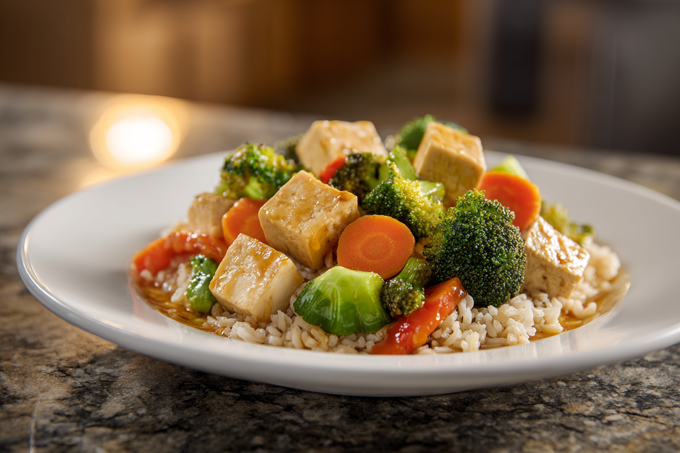 Air Fryer Tofu & Veggie Power Bowl: Your New Go-To High-Protein Meal