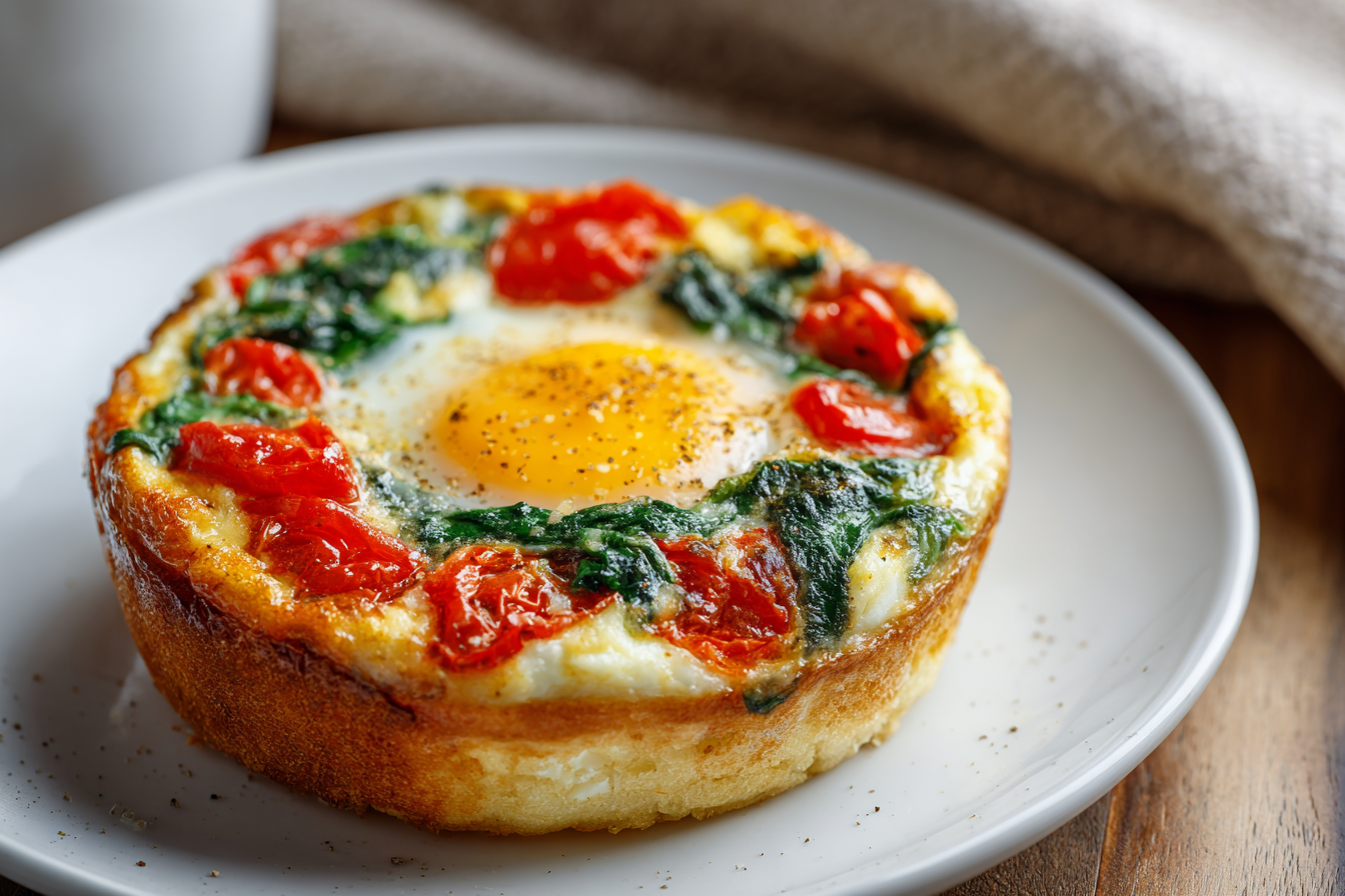 Baked Feta Eggs with Tomatoes and Spinach: A Golden Start to Your Day