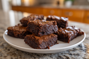 High-Protein Greek Yogurt Brownies