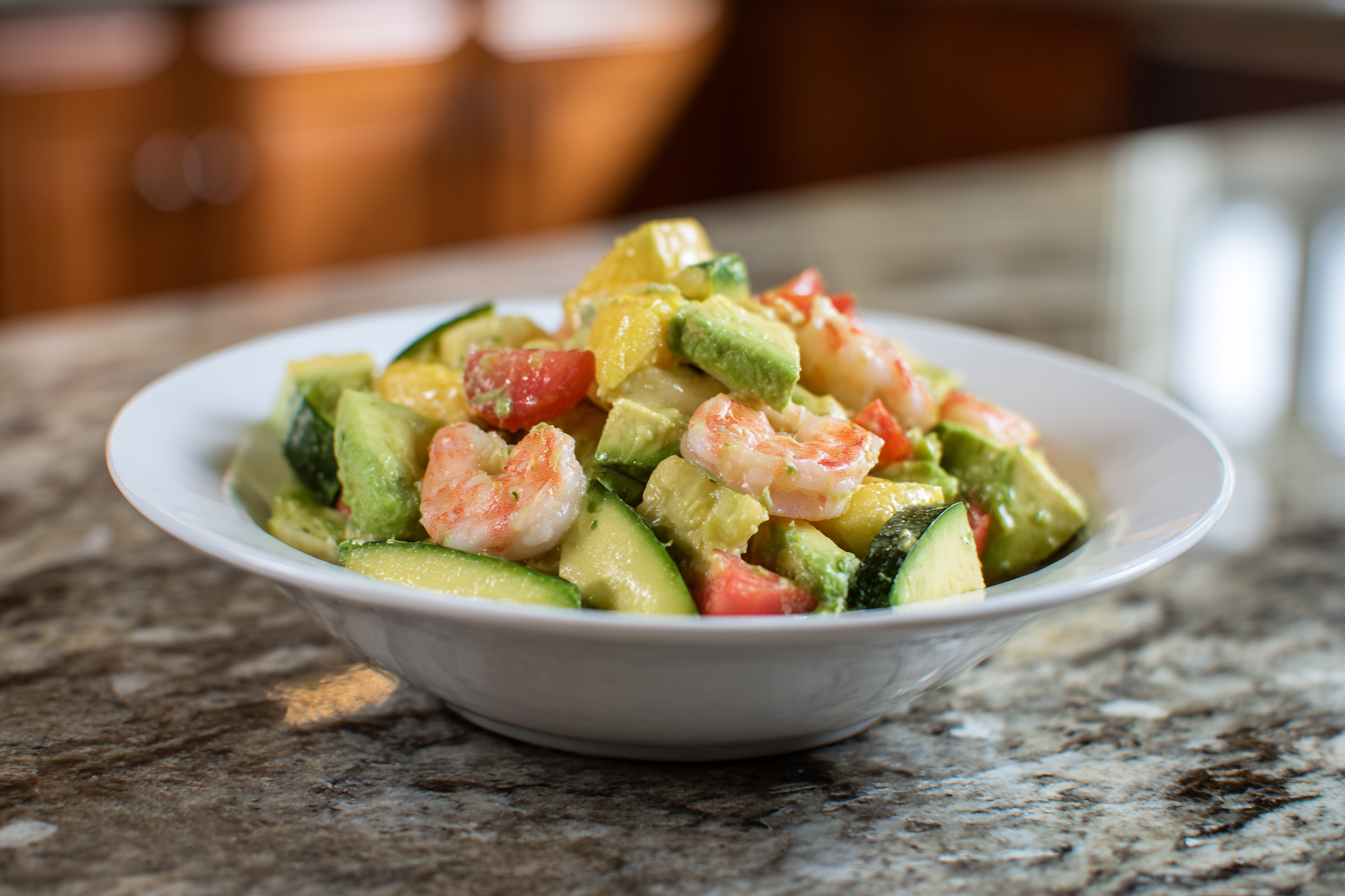 Bright & Zesty Citrus Shrimp Salad with Creamy Avocado