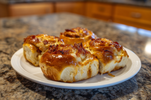 Quick Cheese and Bacon Buns