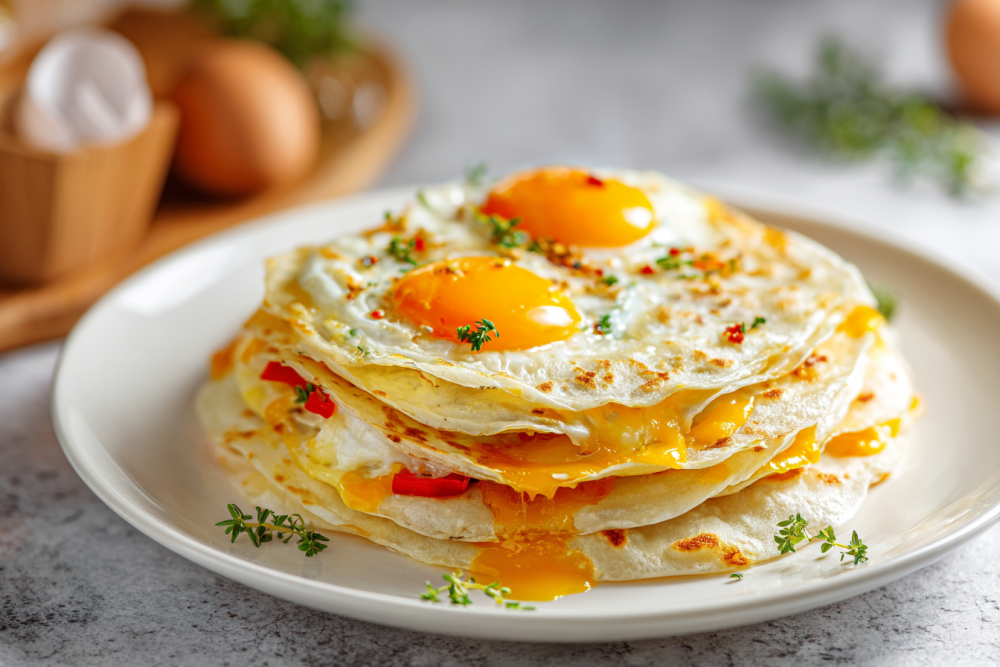 Cheesy Egg & Bell Pepper Quesadillas: Your New Favorite Breakfast Hack