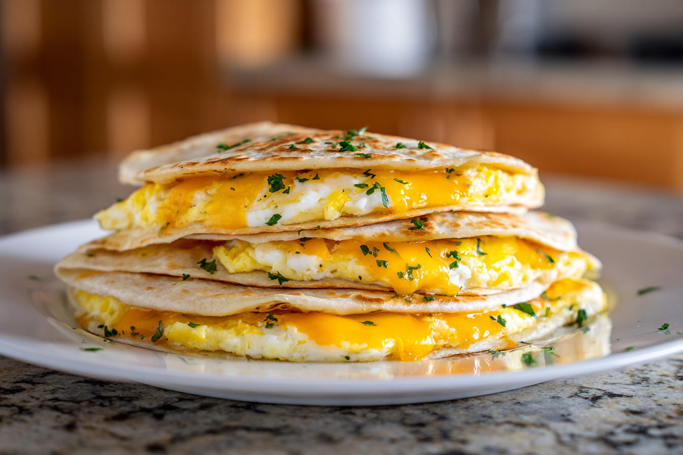 Cheesy Egg & Bell Pepper Quesadillas: Your New Favorite Breakfast Hack