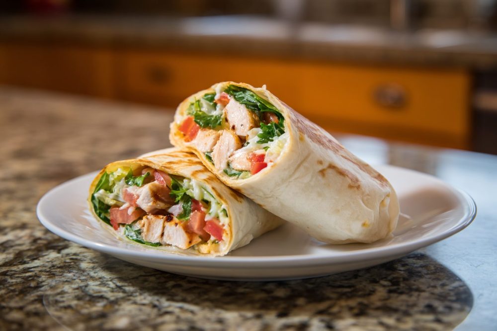 Creamy Chicken Caesar Wraps: Your Ultimate High-Protein Lunch Prep