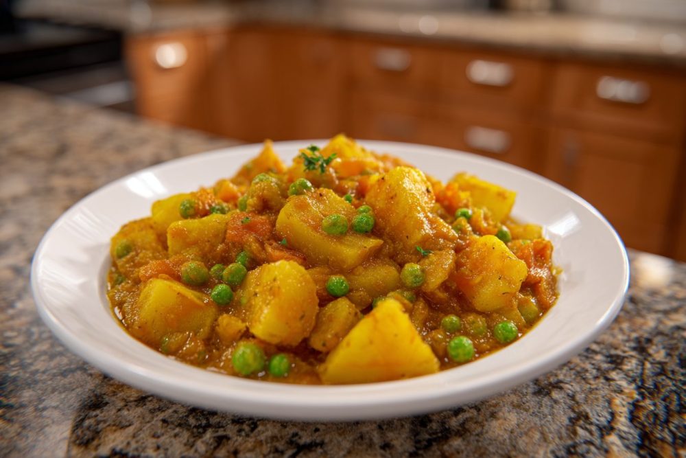 Creamy Coconut Potato & Pea Curry: Your One-Pot Vegan Comfort