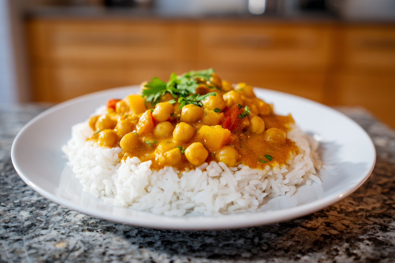 Creamy Coconut Sweet Potato & Chickpea Curry: Your New Favorite Vegan Meal