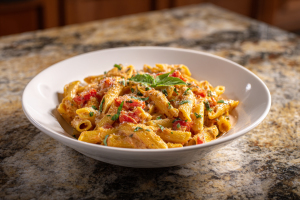 Creamy Cottage Cheese Pasta with Chicken