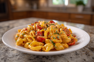 Creamy High-Protein Cottage Cheese Rigatoni