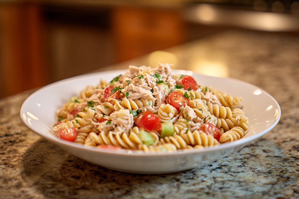Creamy Tuna Pasta Salad for a High-Protein Meal Prep