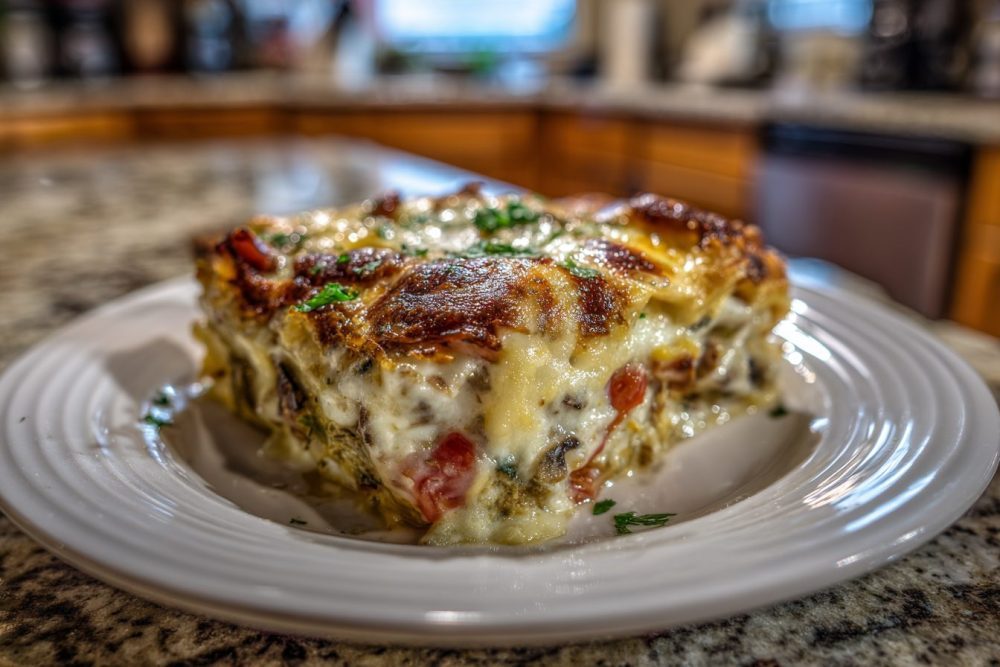 Creamy Vegetable Lasagna Bake: A Hearty White Sauce Wonder