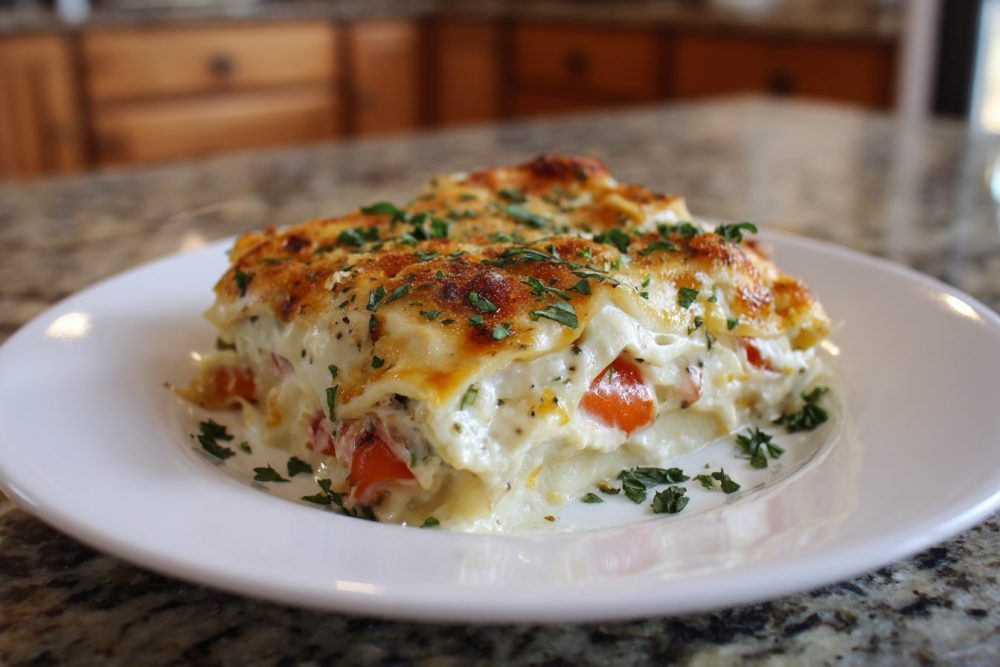 Creamy Vegetable Lasagna Bake: A Hearty White Sauce Wonder