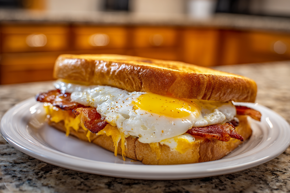 Crispy Air Fryer Egg and Bacon Sandwiches: Your New Morning Hero