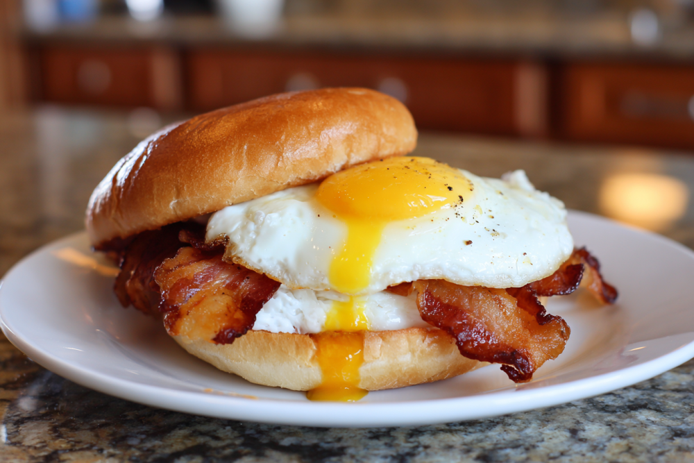 Crispy Air Fryer Egg and Bacon Sandwiches: Your New Morning Hero