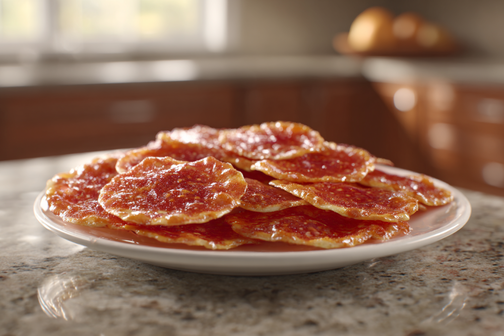 Crispy Keto Pepperoni Cheese Crisps: Your New Favorite Low-Carb Snack Obsession