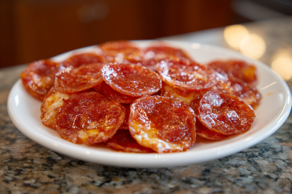 Crispy Keto Pepperoni Cheese Crisps: Your New Favorite Low-Carb Snack Obsession