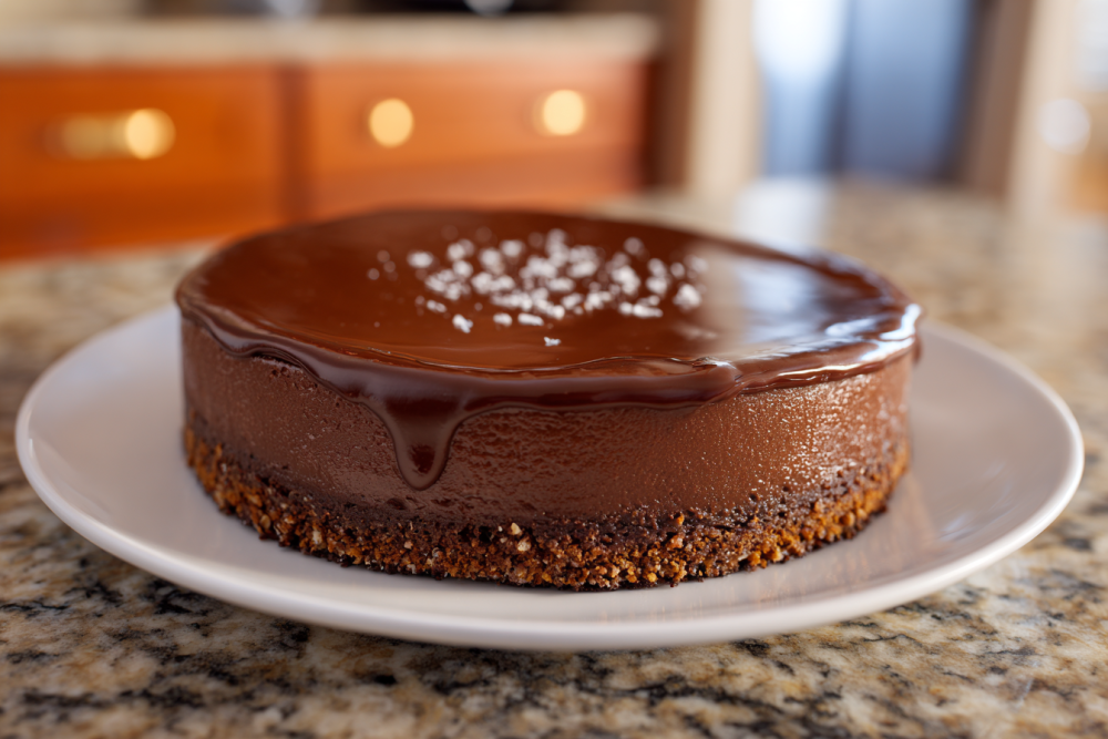 Decadent 5-Ingredient No-Bake Chocolate Cake (Paleo, Keto, Vegan!)