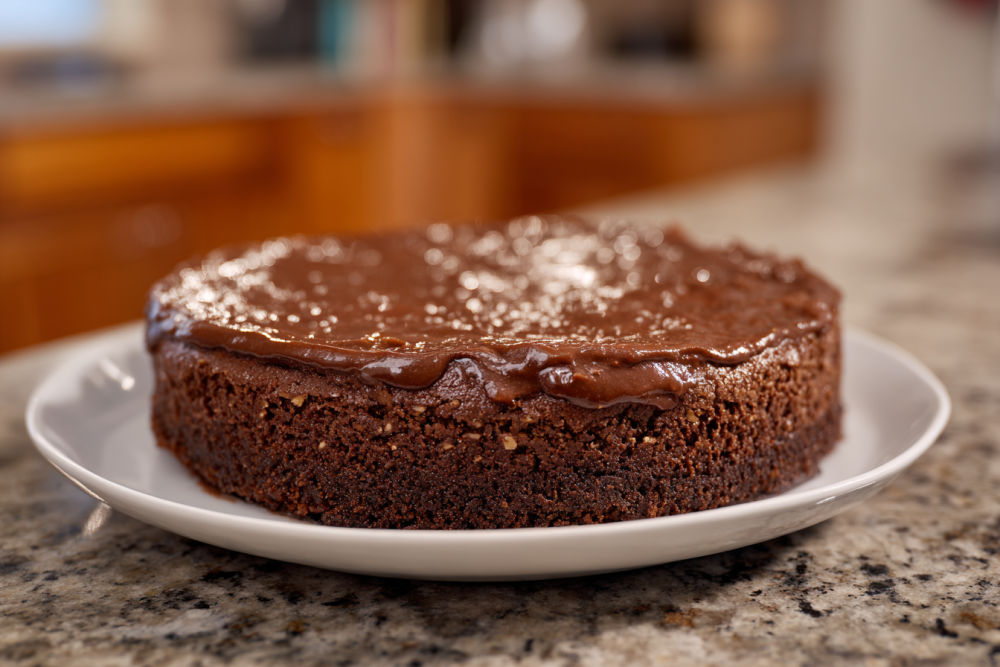 Decadent 5-Ingredient No-Bake Chocolate Cake (Paleo, Keto, Vegan!)